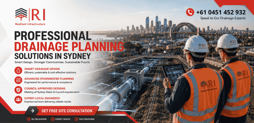 Drainage Plan in Sydney