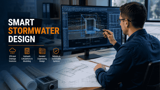 Professional Civil Drainage Design for Commercial Projects