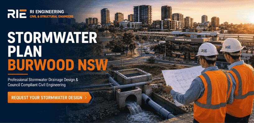 Stormwater Plan Burwood NSW