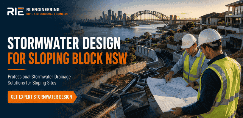 Stormwater Design for Sloping Block NSW — R I Eng
