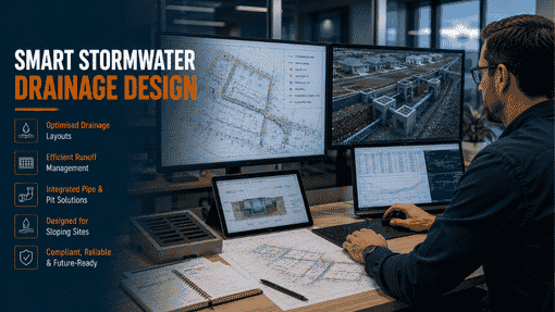 Why Sloping Blocks Need Specialist Drainage Engineering