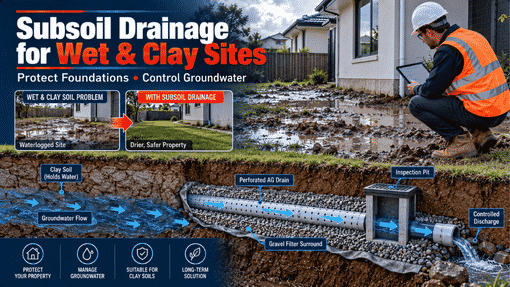 Struggling with a wet or subsoil drainage design in NSW