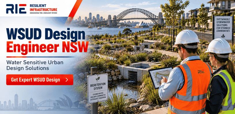 WSUD Design Engineer NSW | Water Sensitive Urban Design